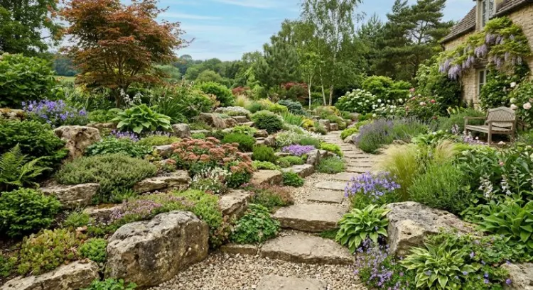 Mur de soutènement et enrochement : quelles solutions pour aménager un jardin en pente ?